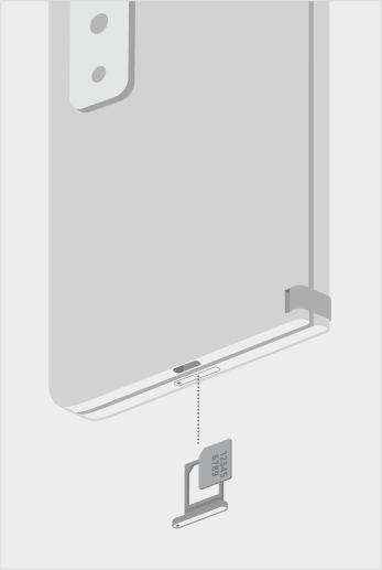 Surface Duo 2 SIM card tray.